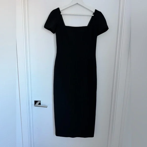 gold button midi dress self-portrait - Gold Lurex Ribbed Knit Midi Dress